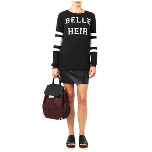 Zoe Karssen Belle Heir Graphic Sweater Black XS - Picture 1 of 8